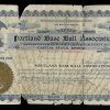 1903 Portland Browns, PCL stock certificate